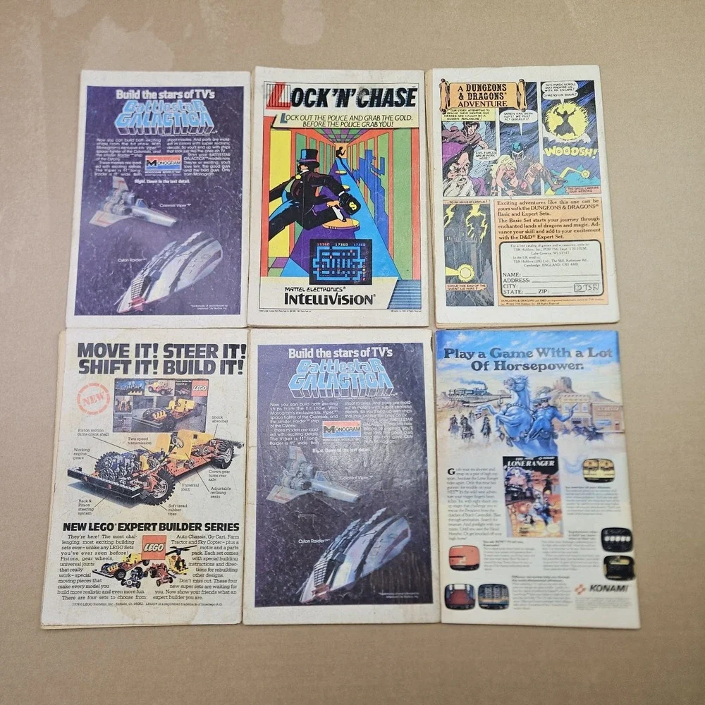 DC COMICS Vintage Lot of 6 - Superman Action Comics, Batman, Jonah Hex, Legion